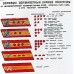 Петличные знаки различия младшего начальствующего состава военизированной пожарной охраны НКВД, аппарата ГУПО НКВД